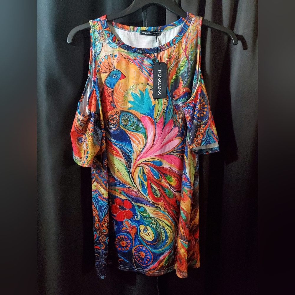 Noracora Multicolor Artistic Dress